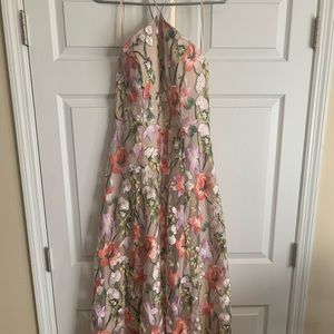 Size 13 floral formal gown